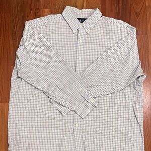 Ralph Lauren Men’s Yarmouth Button Down Shirt, X-Large, Neck 17.5, Sleeve 34/35